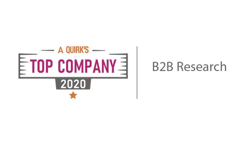 Quirks Top B2B Market Research Company