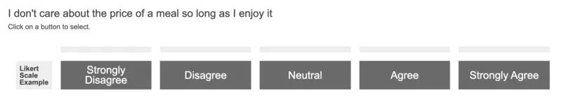 Example Likert Question in Semantic Differential Scale Discussion C